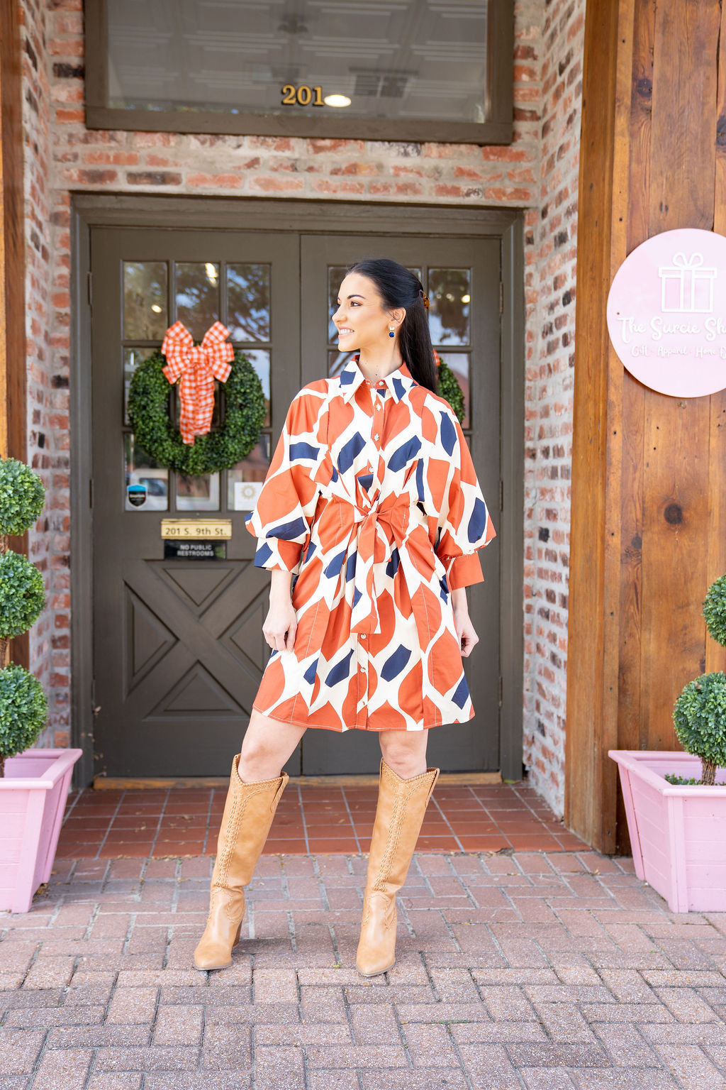 Oak and Ivory Dress