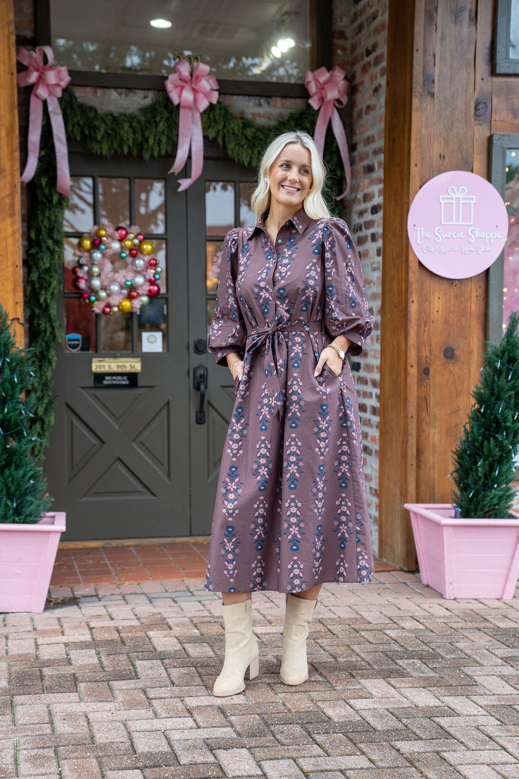 Camden Floral Midi Dress