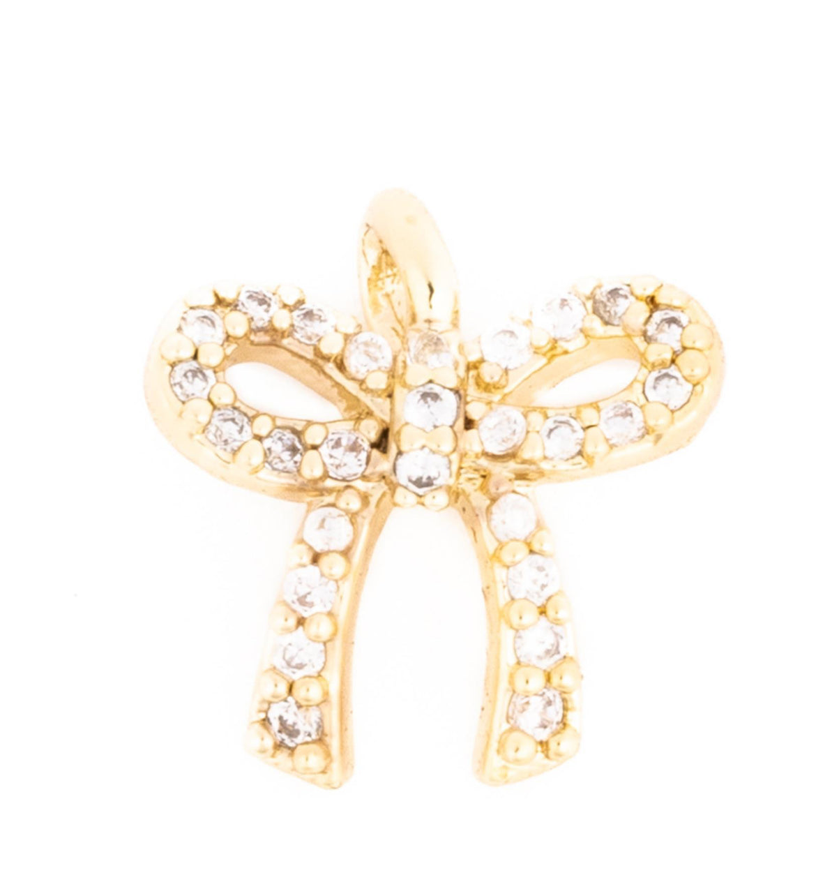 Luxe Charm Bow Pave