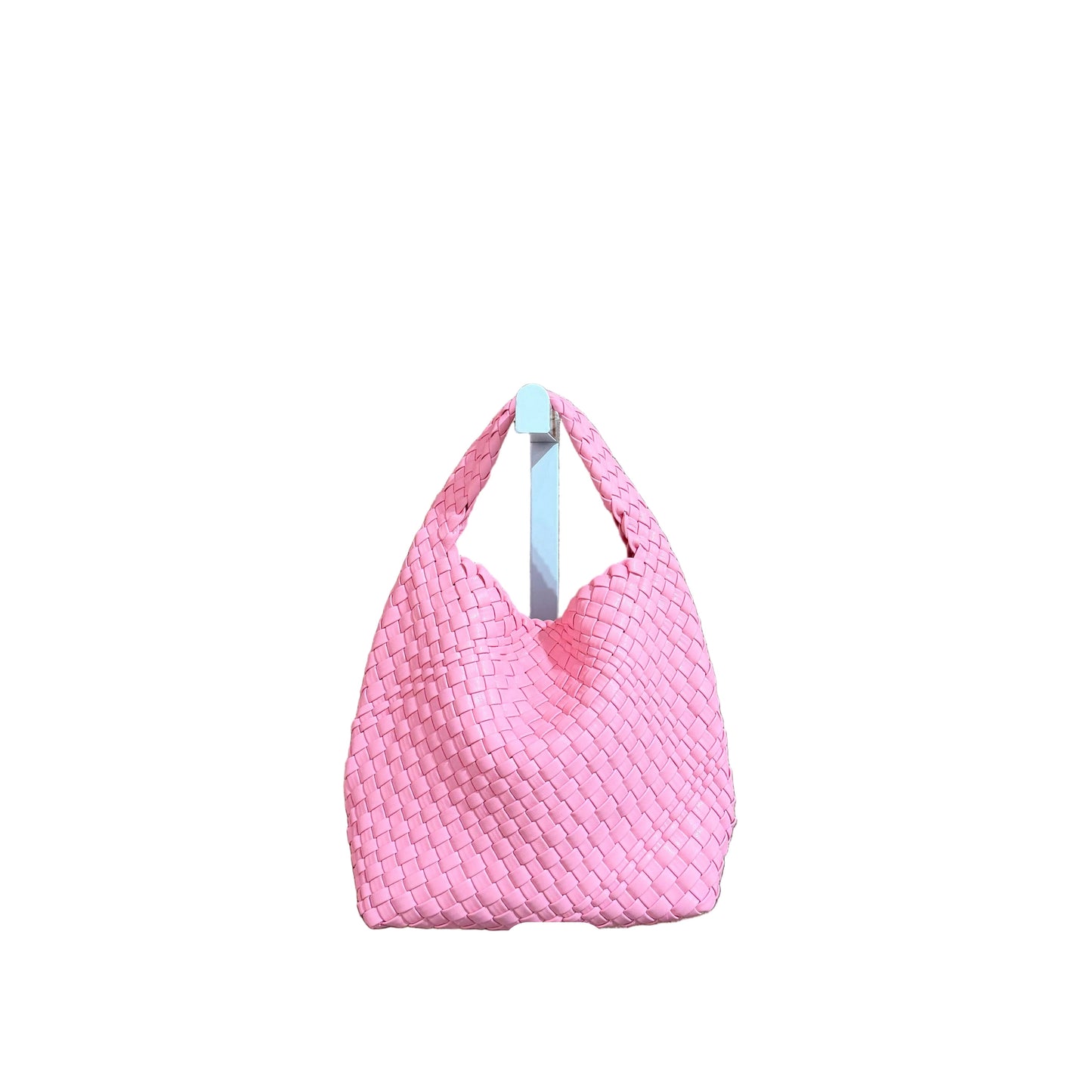 Soho Woven Medium Bag, Light Pink
