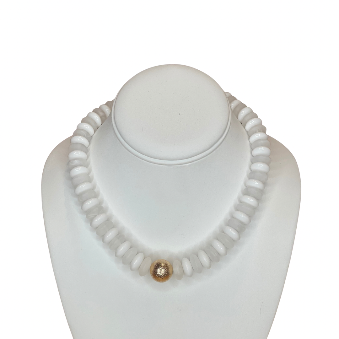 Sierra Necklace, White