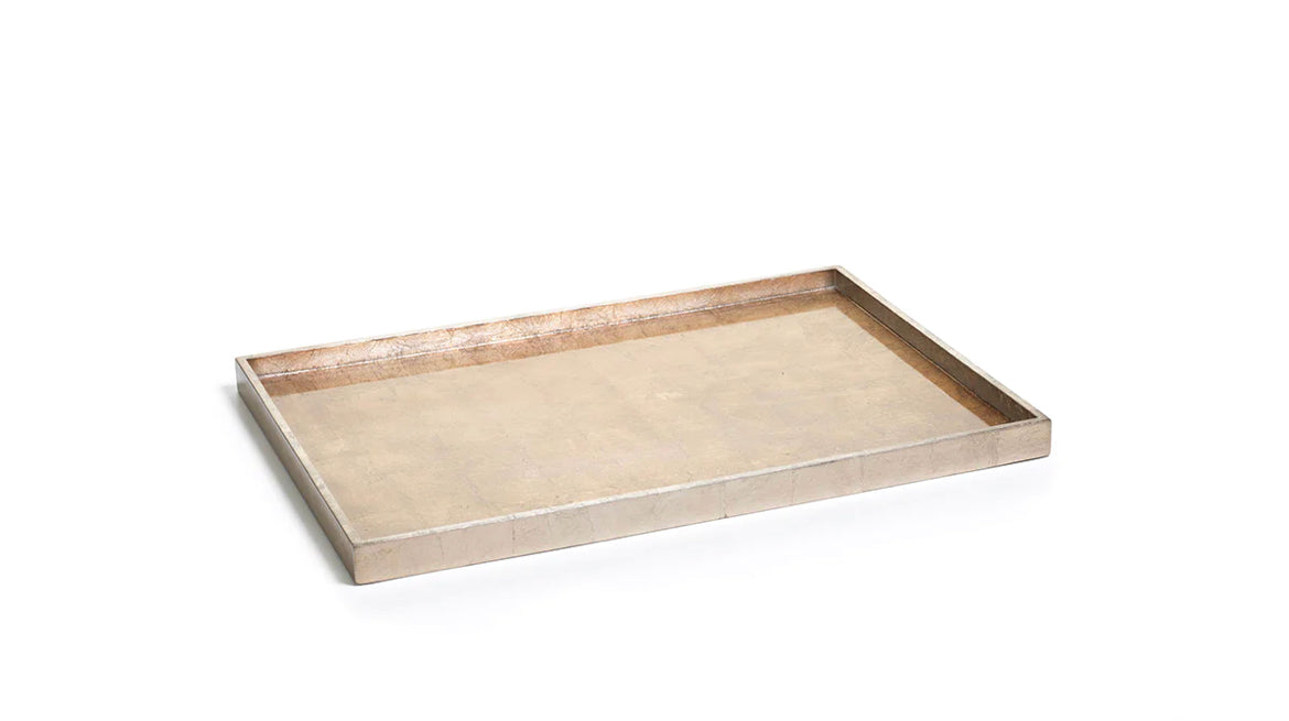 Antique Gold & Silver Serving Tray