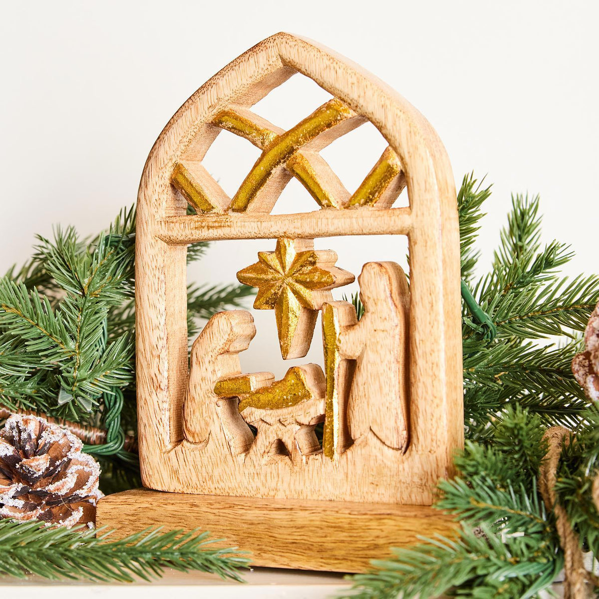 Nativity, Small Wooden Figurine