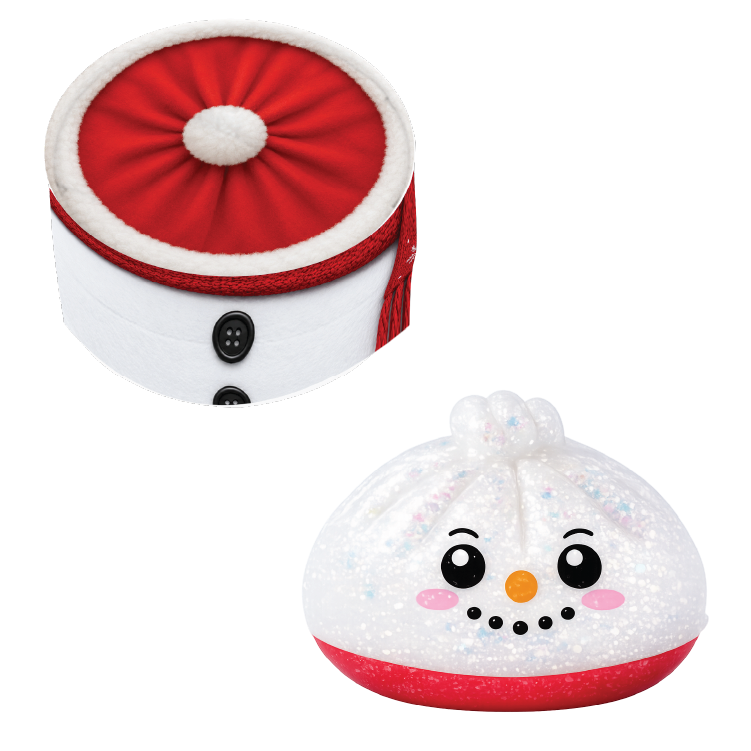 Fun Doh Christmas Dumpling Squishy Toy 12pc Holiday Display: Wholesale Price