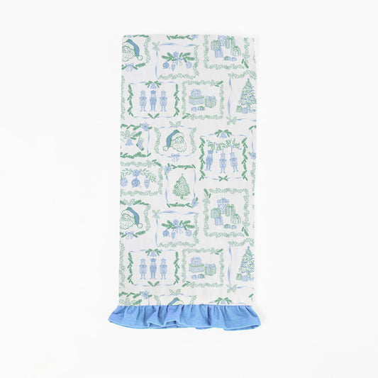 Yuletide Vignettes Tea Towel
