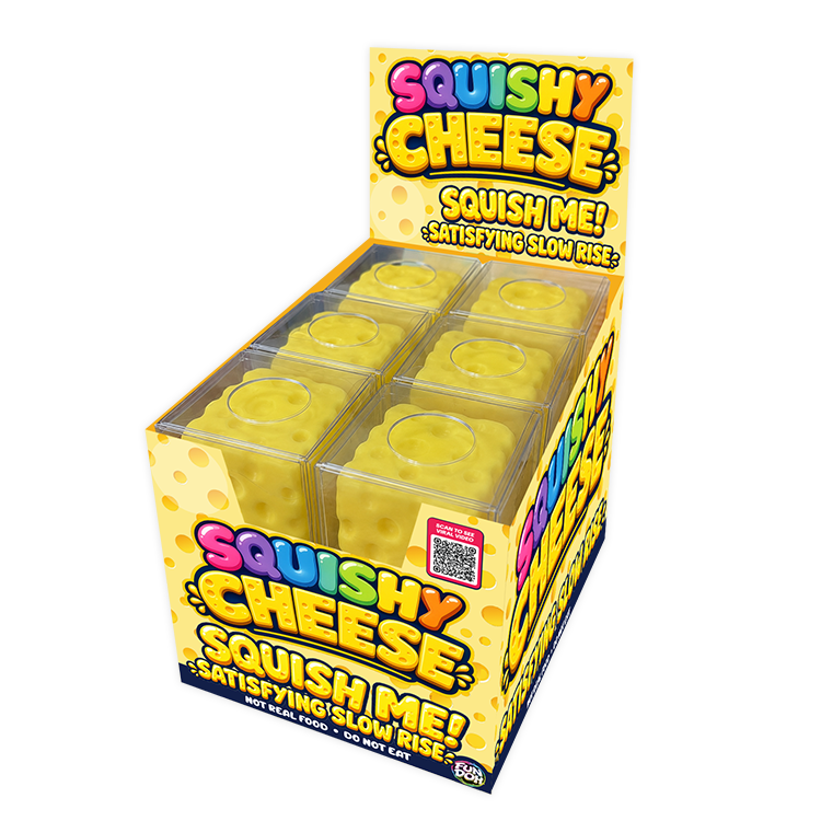 Slow-Rise Cheese Sensory Squishy Toy