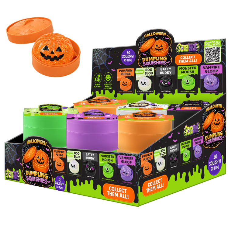 Fun Doh Halloween Dumpling Squishy Toy - 12/Display: Wholesale Price
