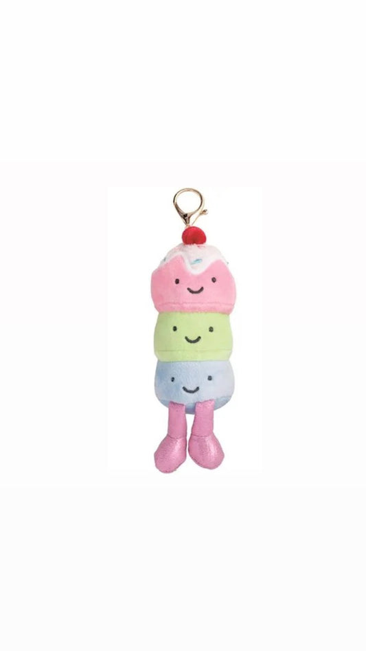 Holiday Plush Bag Charm, Gum Drops