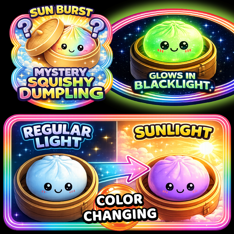 Color Changing Mystery Dumpling Squishy Toy