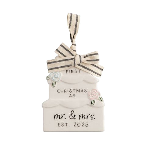 First Christmas As Mr & Mrs Ornament