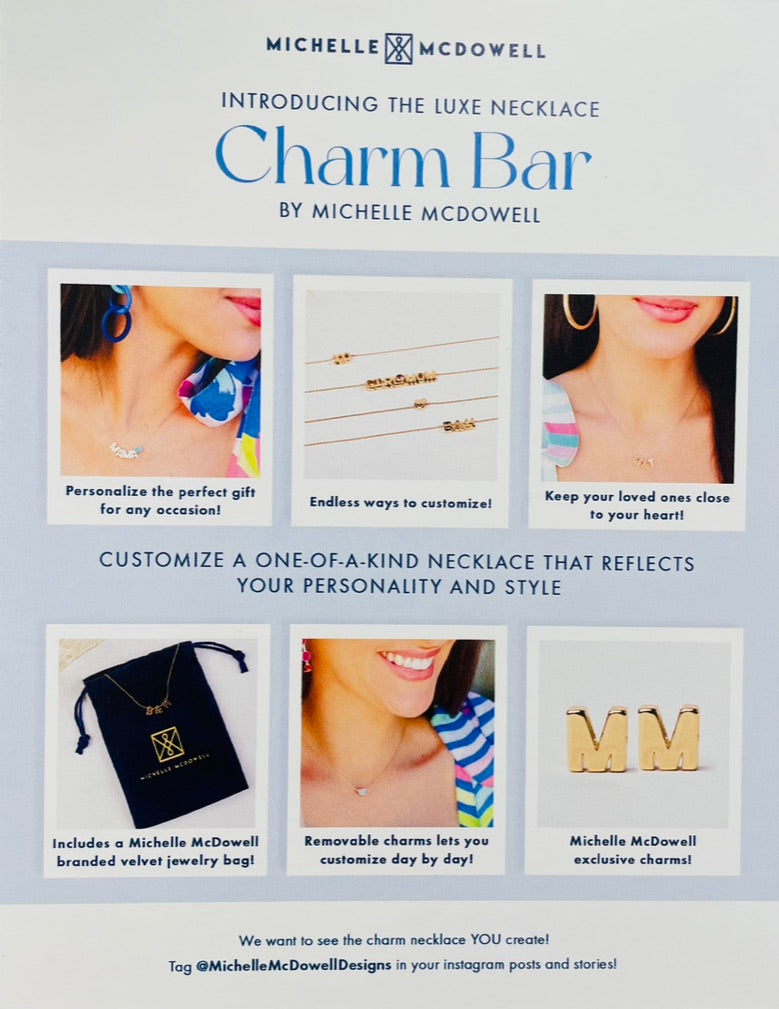 Luxe Charm Bar Necklace