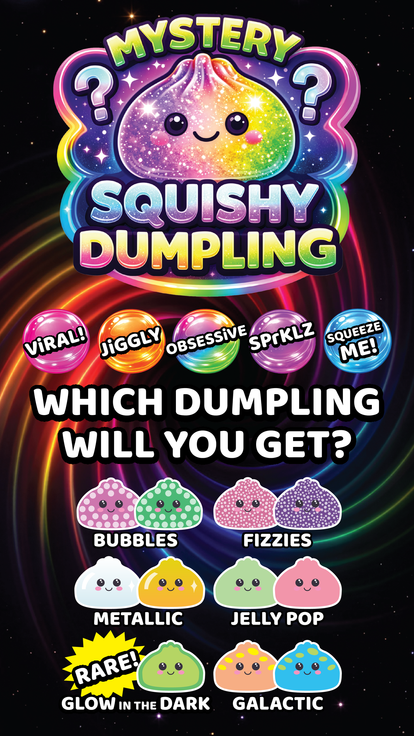 Mystery Dumpling Squishy Toy