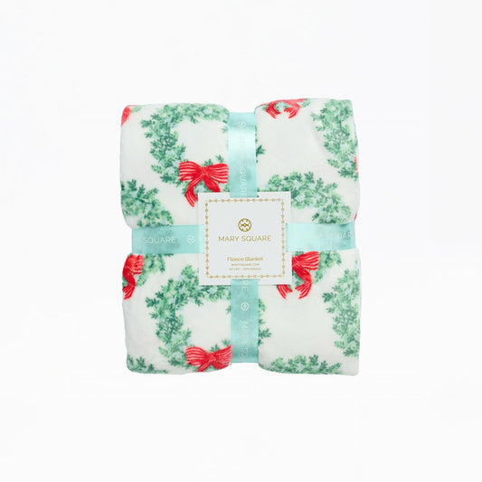 Wreath and Ribbon Blanket