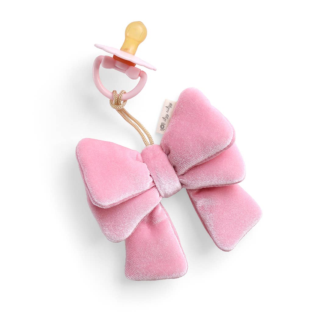 Bitzy Pal Natural Rubber Pacifier & Plush: Bear