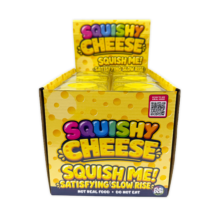 Slow-Rise Cheese Sensory Squishy Toy