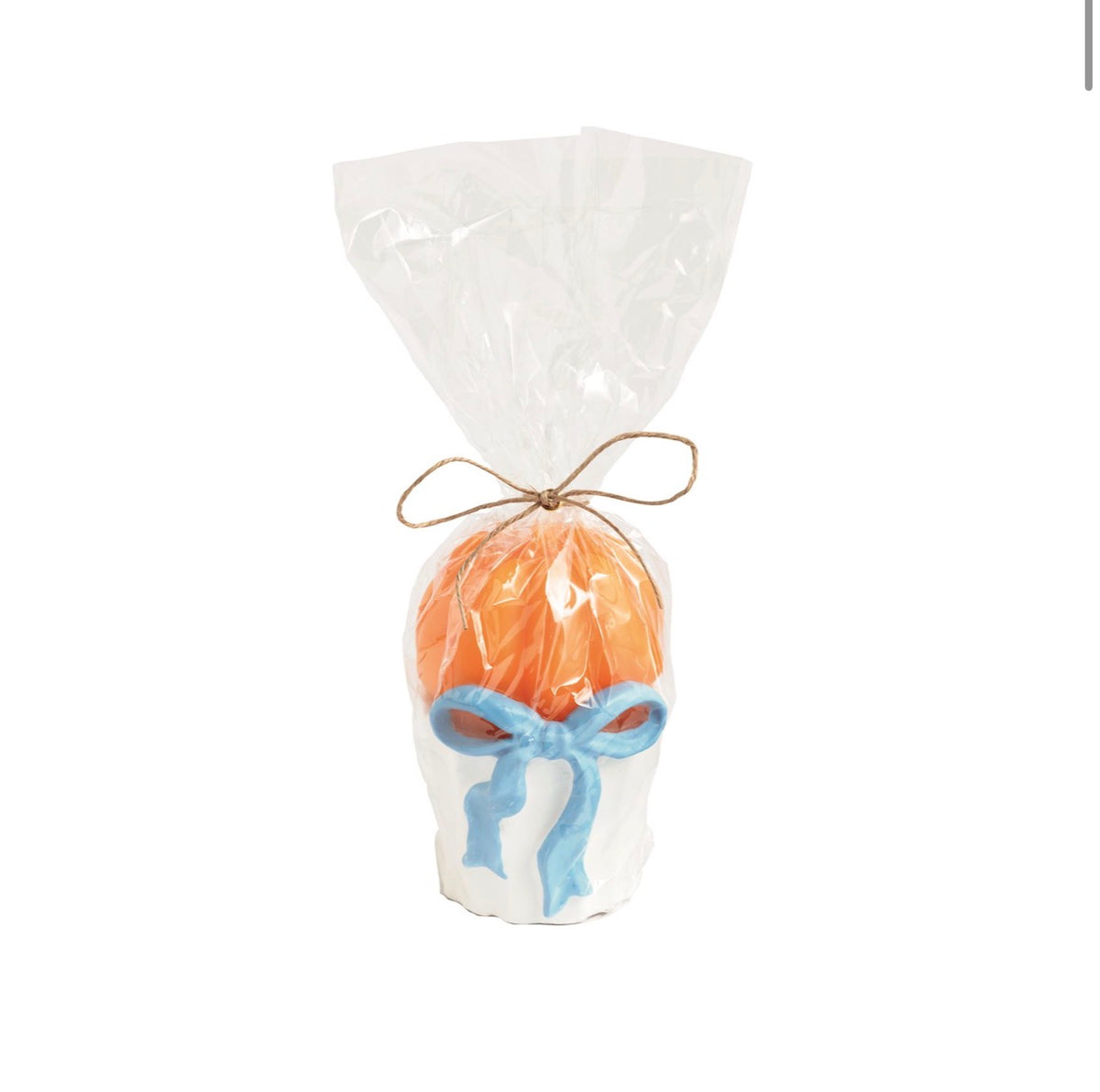 Pumpkin Topiary Figural Candle