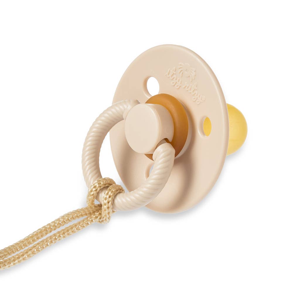 Bitzy Pal Natural Rubber Pacifier & Plush: Bow