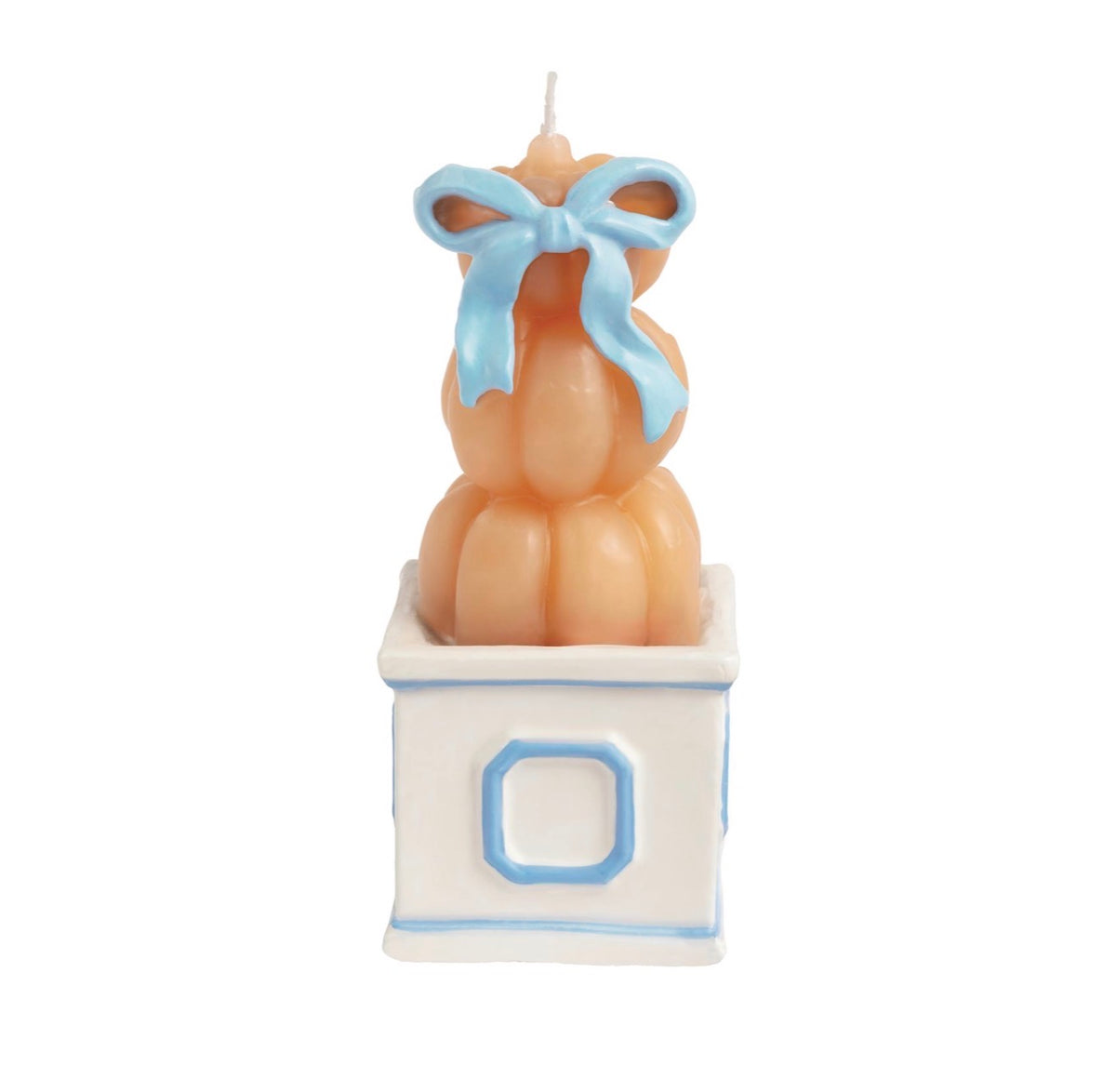 Triple Pumpkin Topiary Figural Candle