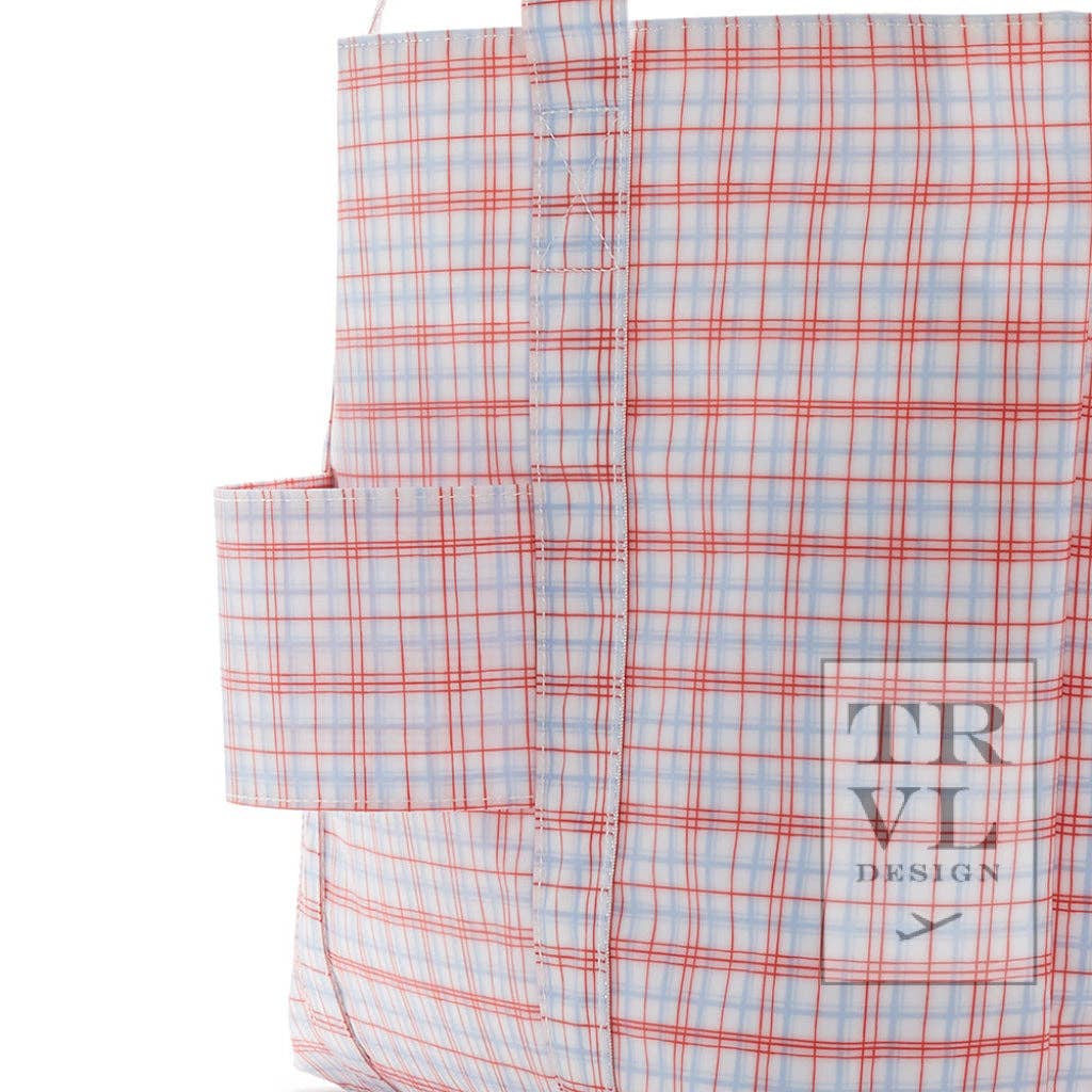 Classic Plaid Red Jumbo Tote