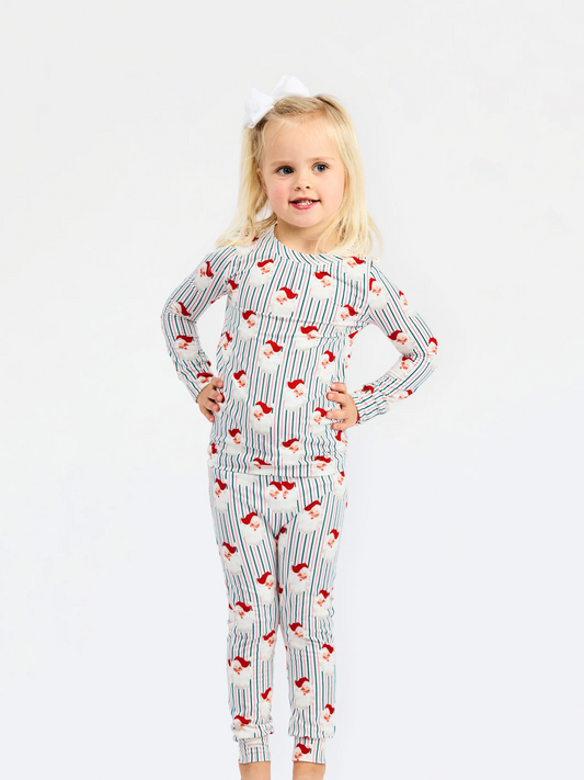 Santa Baby Stripes Annie Toddler PJ Set