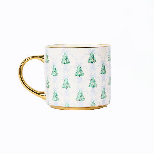 Winter Pines Cafe Mug
