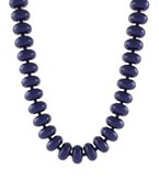 Larissa Beaded Necklace, Navy