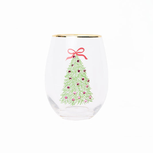 Rosy Woodlands Wine Glass