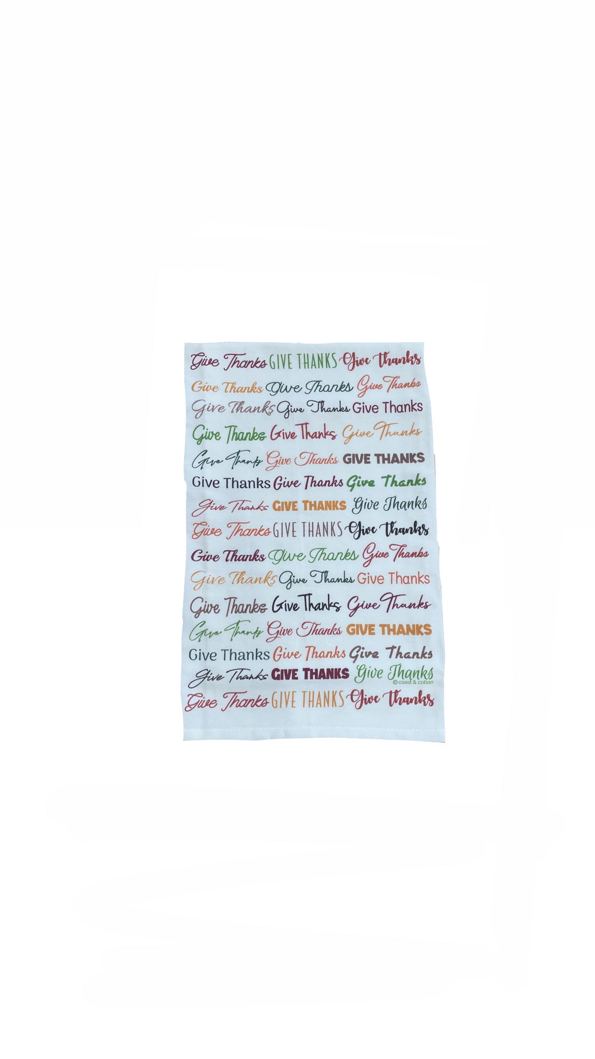 Give Thanks Expression Tea Towel