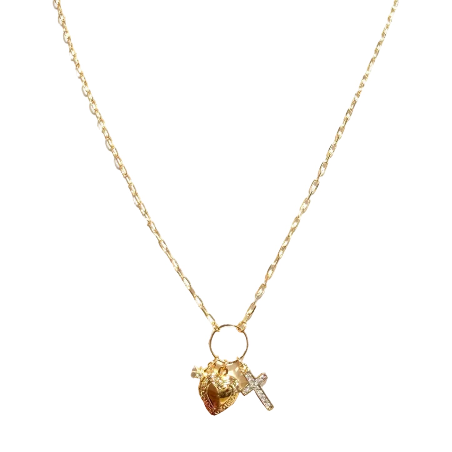 Sally Drop Charm Necklace