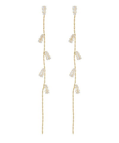 Baguette Station Earrings
