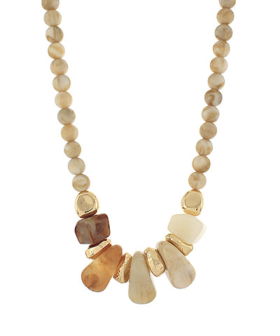 Wilma Marble Bead Necklace