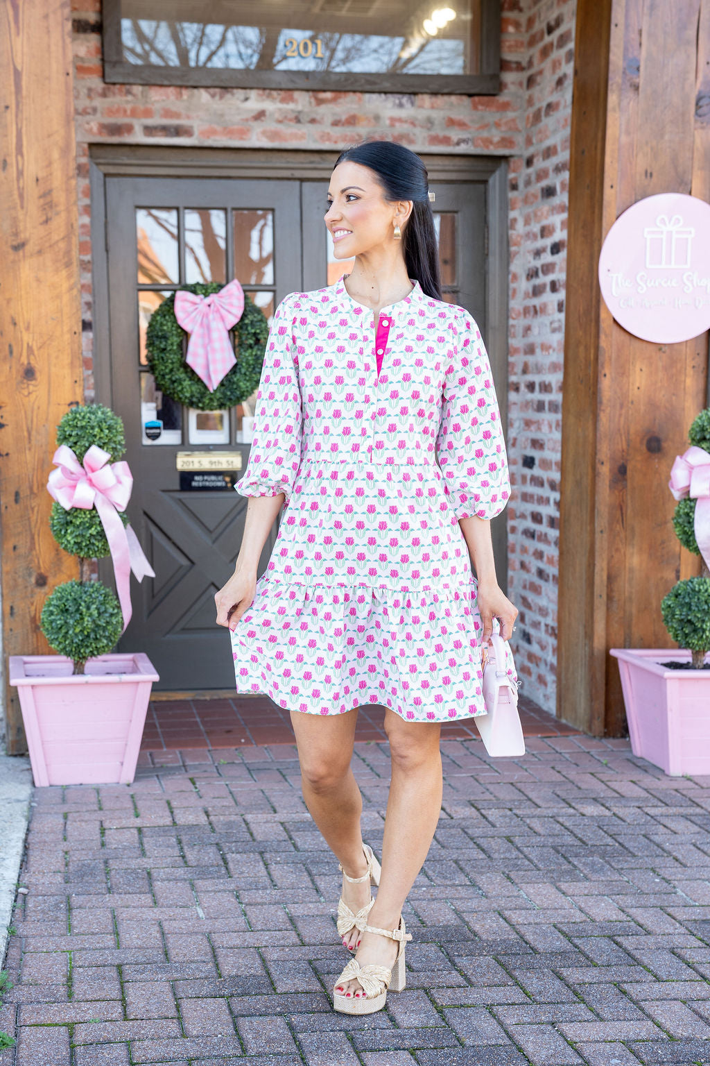 Riley Dress, Flora Fanfare
