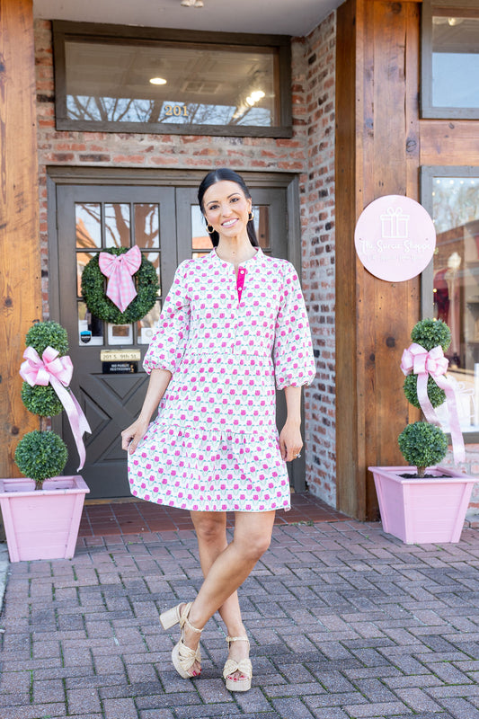 Riley Dress, Flora Fanfare