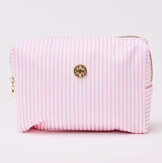 Let’s Face It Mini Bag, Pink Stripe