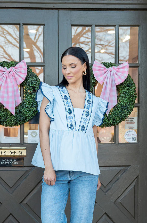 Bluebell Breeze Top