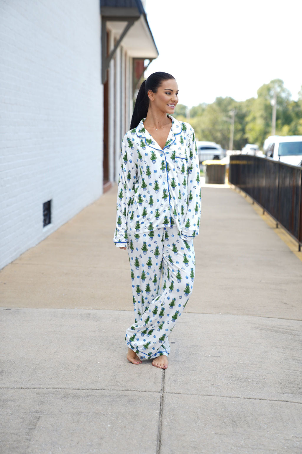 Mary Square | Charlotte Pajama Set Fancy and Festive