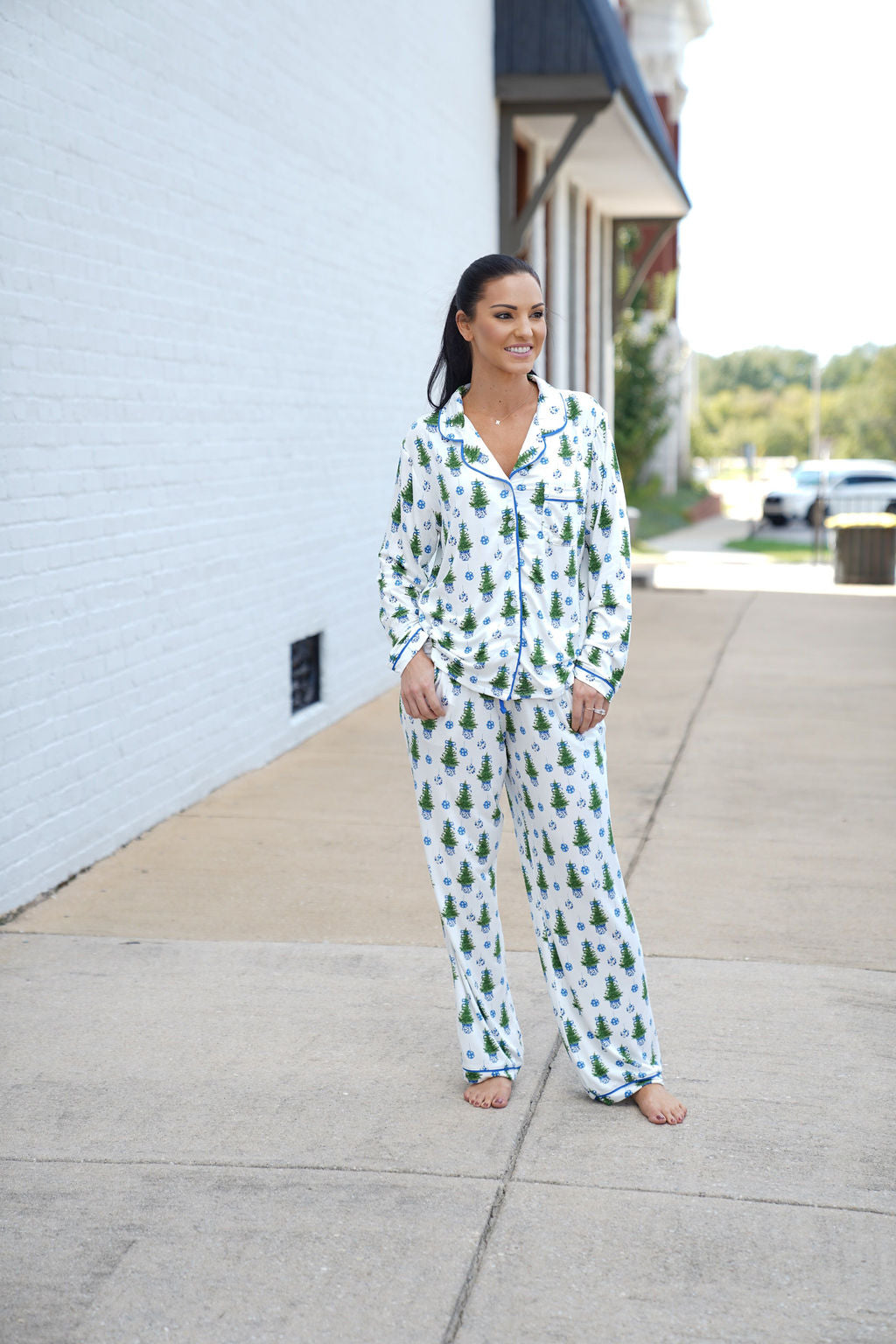 Mary Square | Charlotte Pajama Set Fancy and Festive