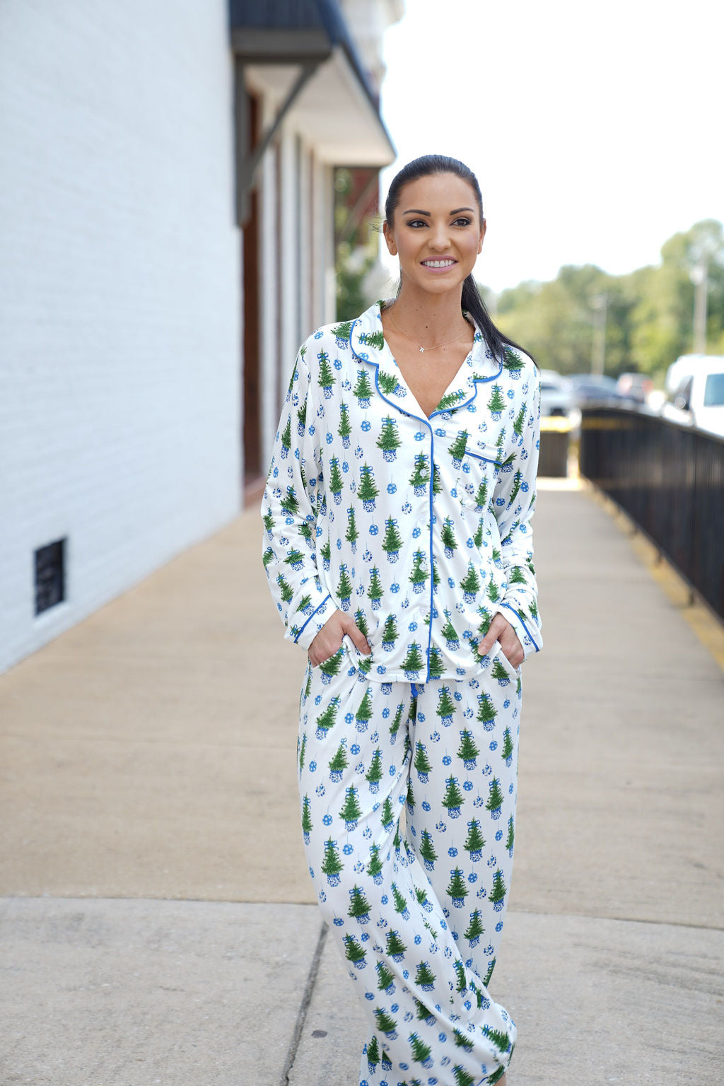 Mary Square | Charlotte Pajama Set Fancy and Festive