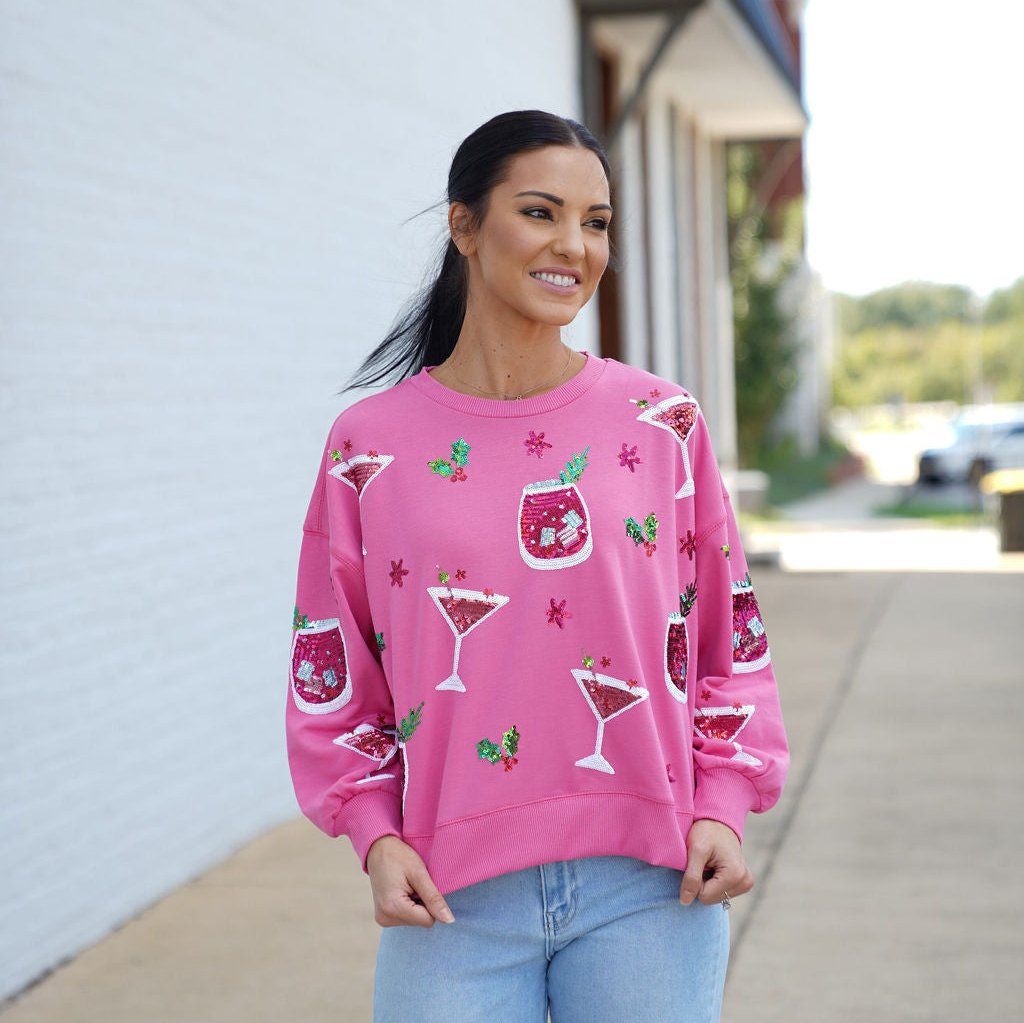 Mary Square | Millie Sweatshirt Holiday Spirits