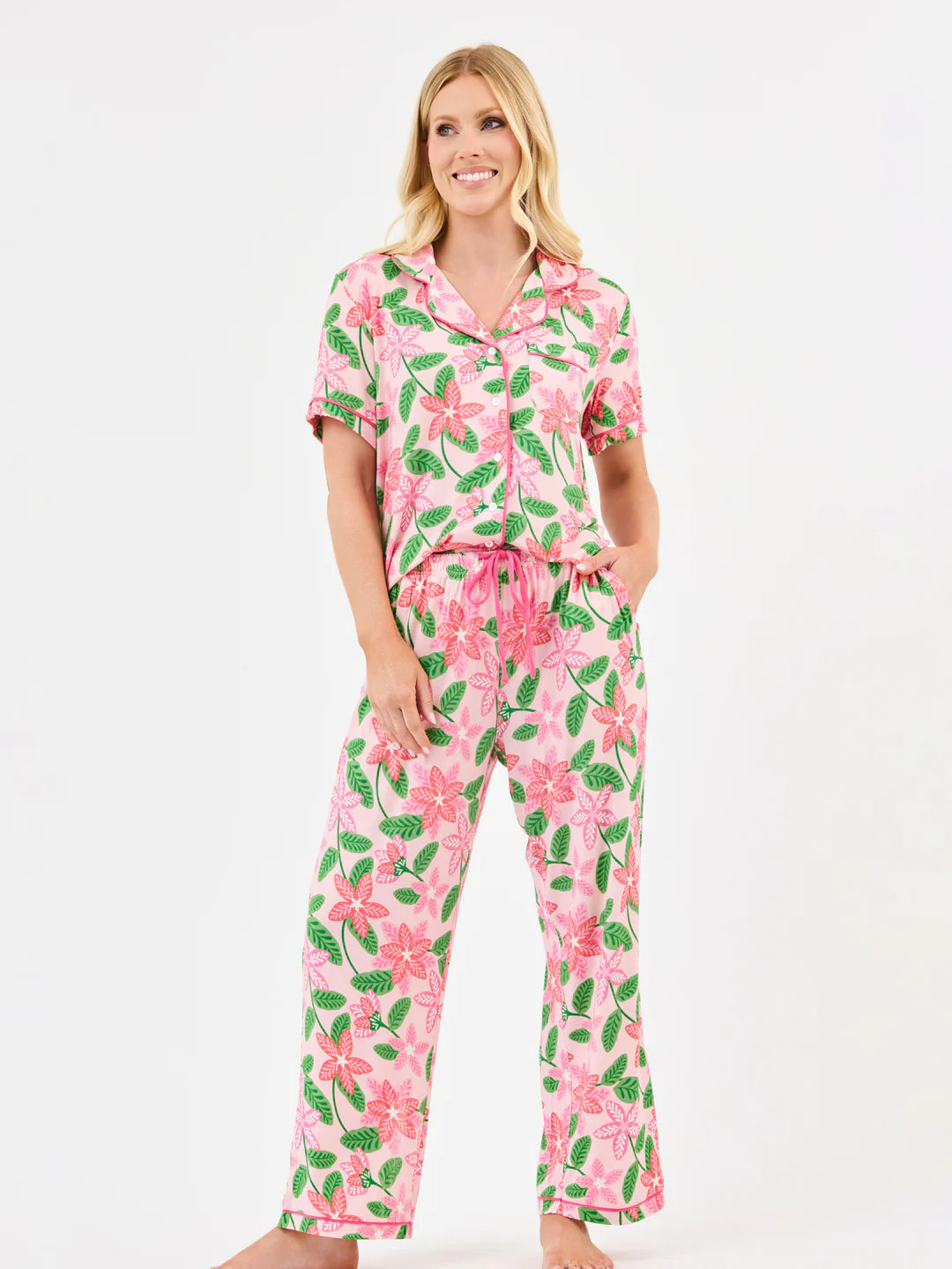 Charlotte Pants Pajama Set, Island Muse