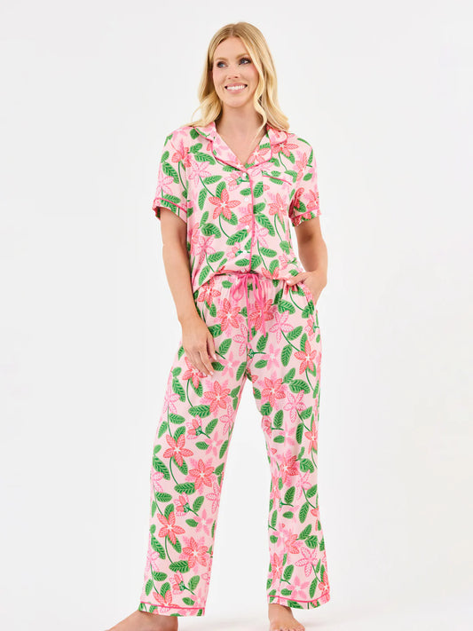 Charlotte Pants Pajama Set, Island Muse