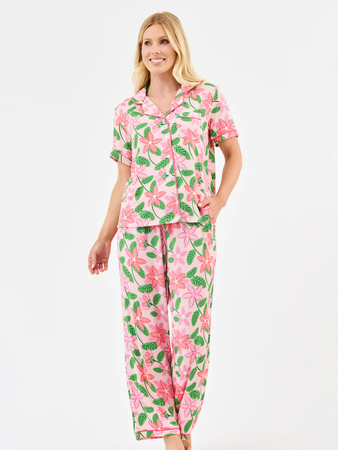 Charlotte Pants Pajama Set, Island Muse