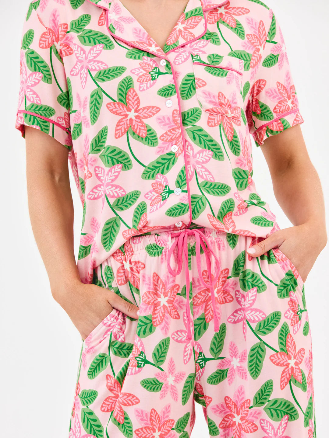 Charlotte Pants Pajama Set, Island Muse