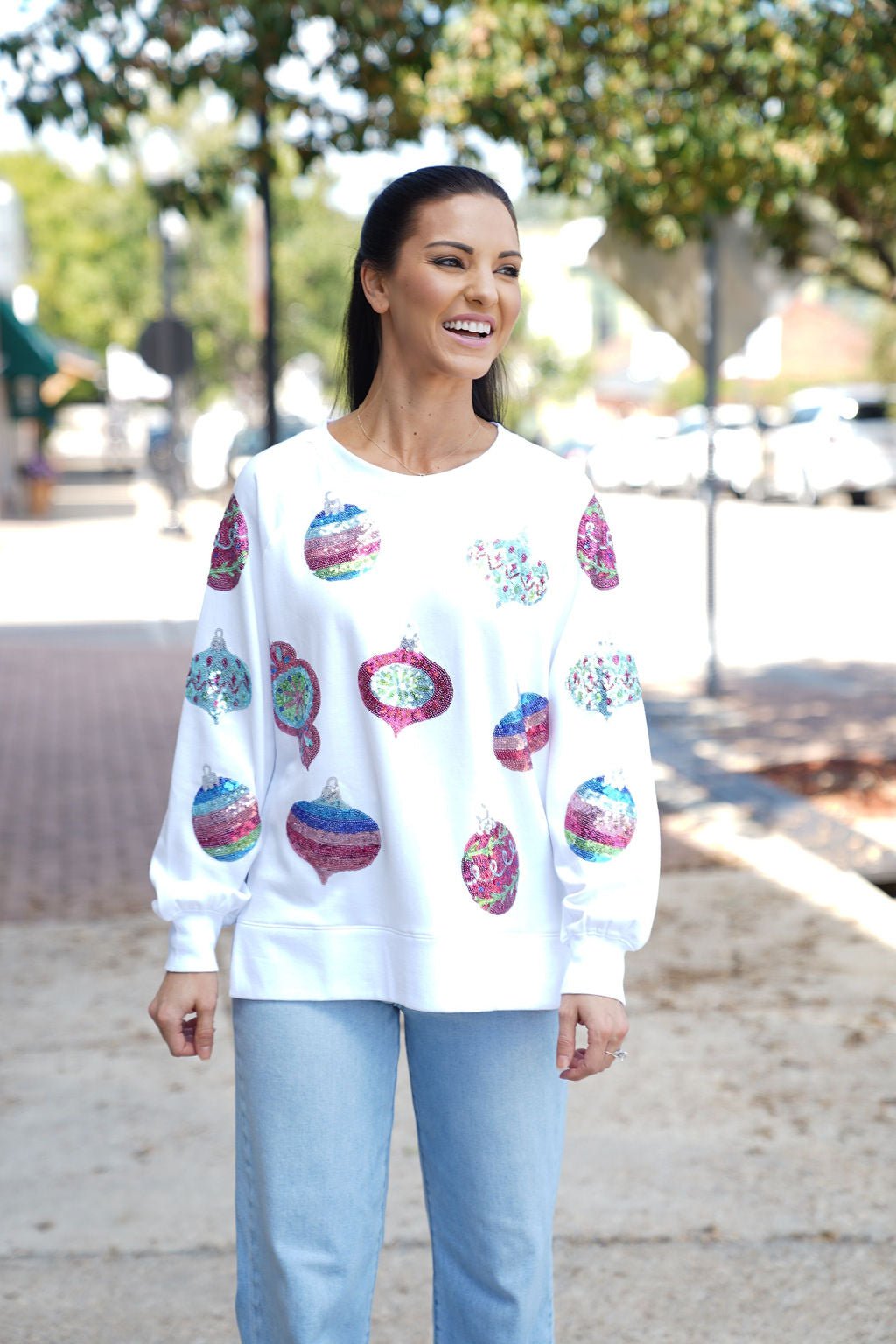 Mary Square | Katie Sweatshirt Ornaments