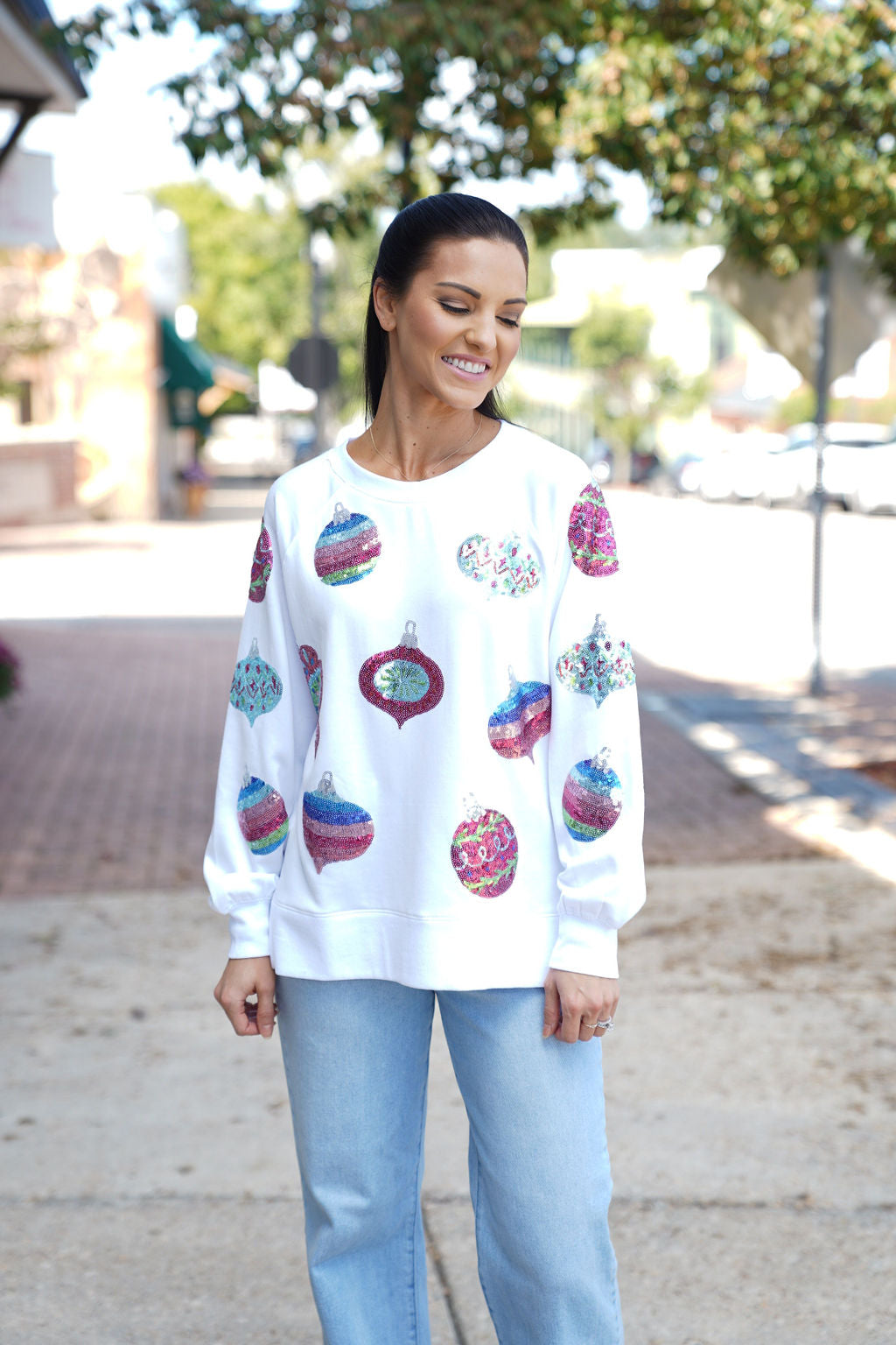 Mary Square | Katie Sweatshirt Ornaments