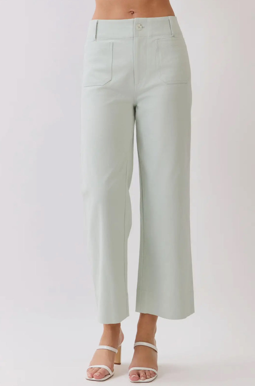 Mint Condition Wide Leg Cropped Pants