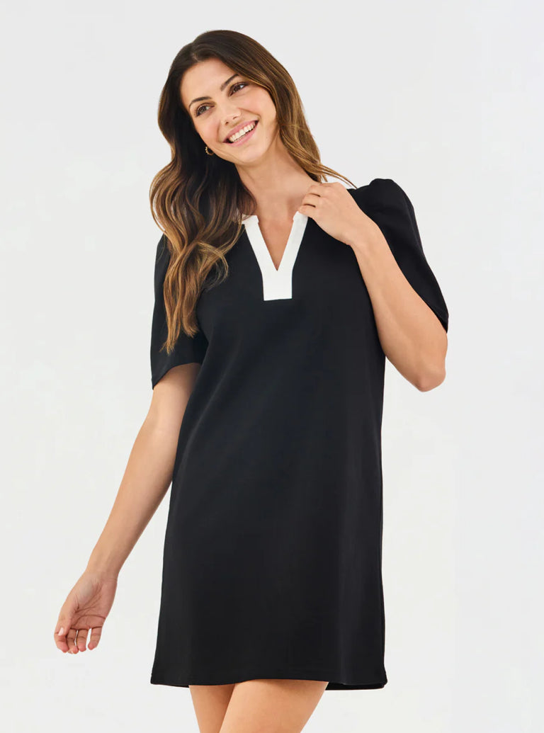 Adelyn T-Shirt Dress, Black