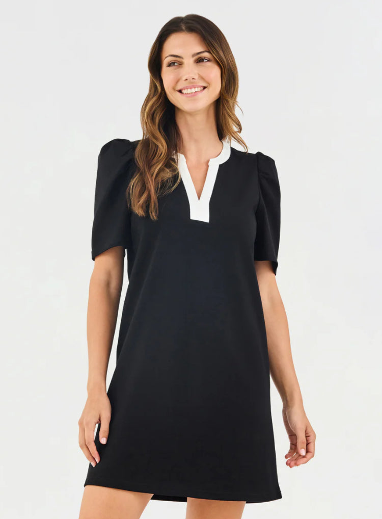 Adelyn T-Shirt Dress, Black