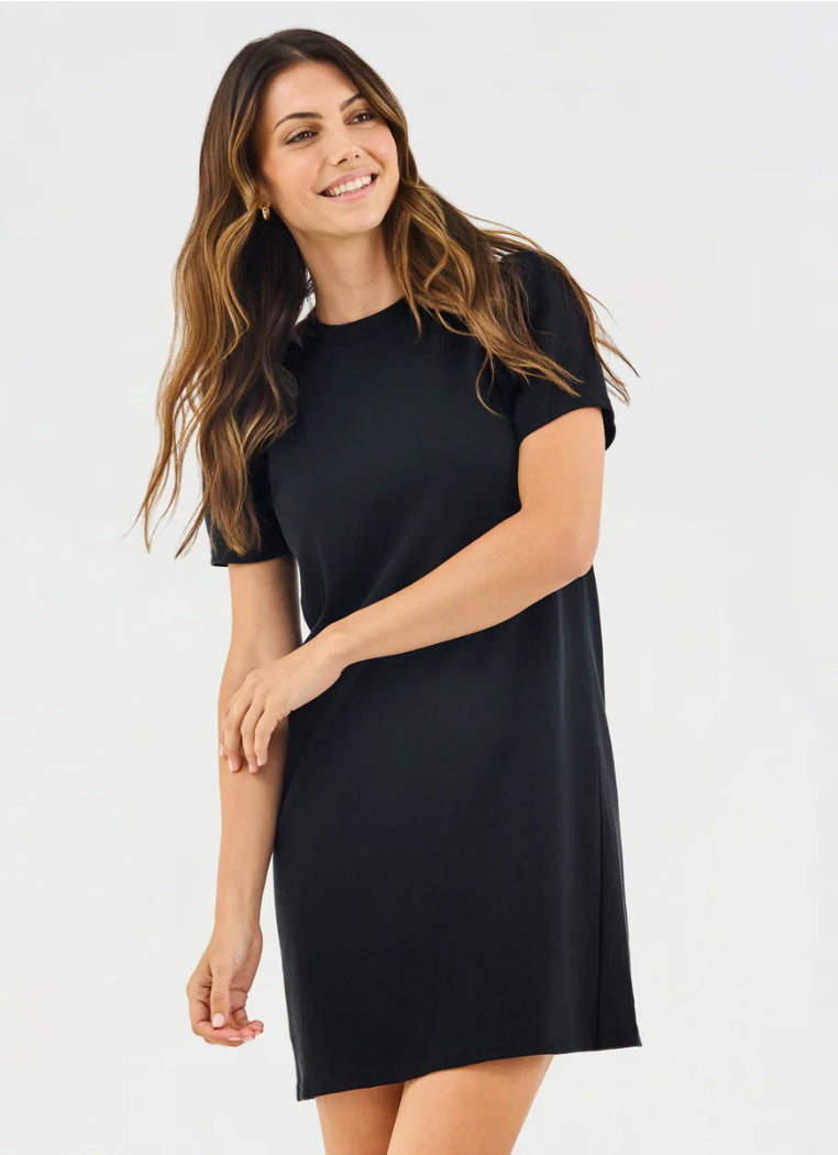 Carolina T-Shirt Dress, Black
