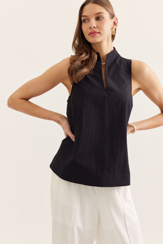 Black Label Sleeveless Top